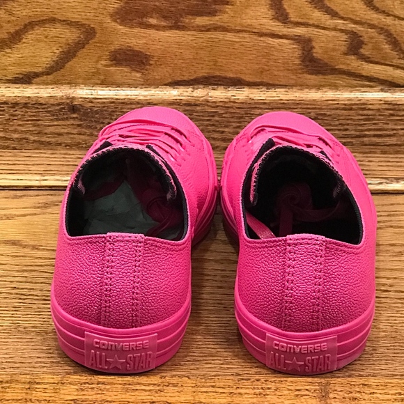Converse CTAS Ox Pink Black Vivid Pink Shoes - Picture 5 of 7